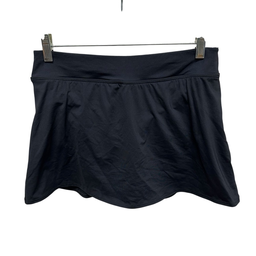 Lands End women’s swim skirt bottoms black size 2